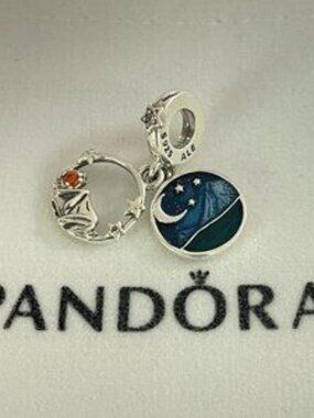 Pandora Camping Night Sky Double Dangle Charm